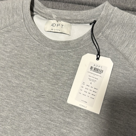 ADPTKISS Grey Sweater - Picture 2 of 3